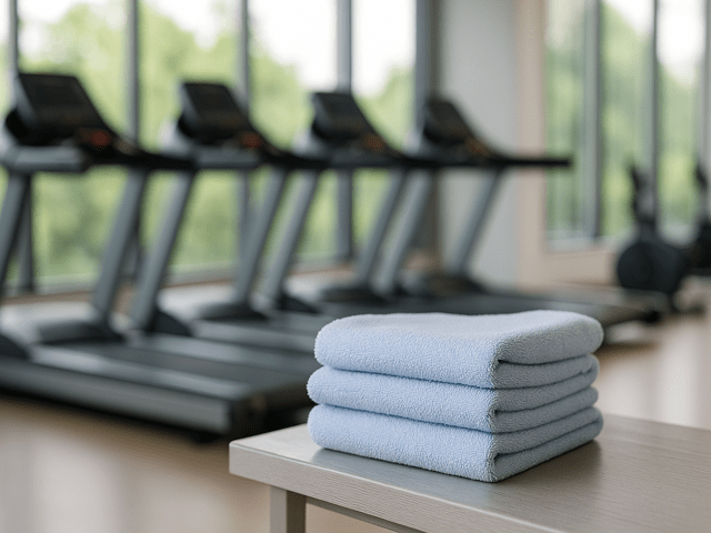 Habitació d’hotel amb roba de llit i tovalloles netes, rentades per Bugaderia Kassandra