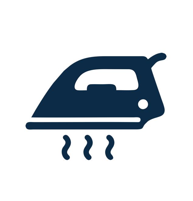 Icona de planxa que representa els serveis de planxa de Bogaderia Kassandra a Santa Cristina d’Aro